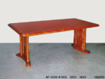 チーク色木目食堂テーブル