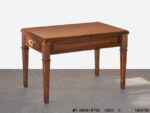チーク木目調引出付応接卓子