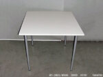 白天板シルバーパイプ脚卓子