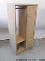 白木木目調病室用洋服箪笥