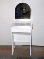 パール色小型鏡付きドレッサー
